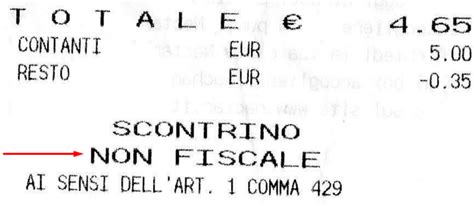 Scontrino non fiscale: cos’è e cosa dice la legge 